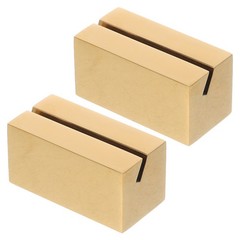 2 Pcs Restaurant Menu Card Clips Reception Table Numbers Holders