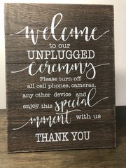 Ceremonial Signage-Wedding-Anniversary-Wood-Special Message