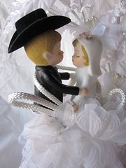 new Hortense B. Hewitt Western Bride Groom Cake Topper Country Flair Collection
