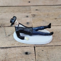 WeddingStar Reel Him In Porcelain Wedding Cake Topper Bride Groom NEW in Boxes
