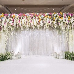 10ft 4 Post Heavy Duty Wedding Backdrop Stage Stand Outdoor Canopy Tent Chuppah