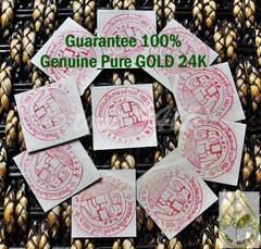 50pcs.Real Pure 24K Edible Genuine Gold Leaf for Decorate Cake Food Artist Lover