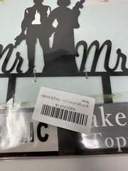 Mr & Mrs Han Solo & Princess Leia Acrylic Cake Topper New *Read*
