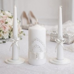Magik Life Unity Candle Set – 6 Two 10 Taper Burning Unity For Marriage In Usa