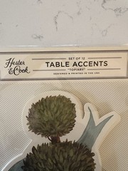 NWT Set of 12 Table Setting/Name Card Topiary Table Accents.