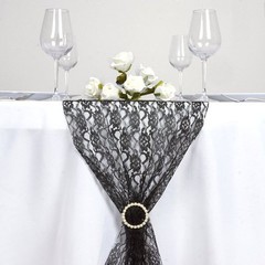 10pc Lace Table Runner Wedding Party Venue banquet Decoration – 30cm X 275cm