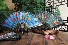 4 Pieces Folding Hand Fans Church Wedding Gift, Party Favors, DIY Decoration …