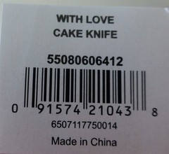 NIB Vera Wang Wedgwood With Love Cake Knife & Server Black Enamel+Silverplate