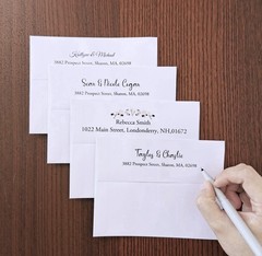 500 Pcs Bulk A2 Invitation Envelopes in White Peel & 500 White,