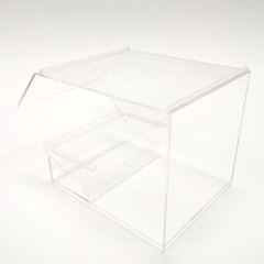 8X13X8″ Stackable Acrylic Candy Bin Coffee Spice Grain Dispenser Pantry Display