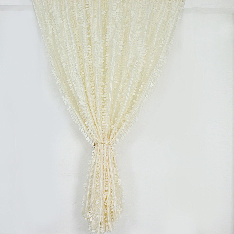 8 ft x 8 ft Leaf Petal Taffeta Photo Backdrop Drape Curtain Panel Party Events