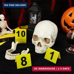 Luxshiny 10 Pack Acrylic Tent Table Numbers, 1-10 Double-Sided Numbered Table Si