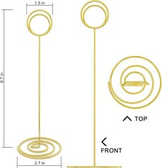 Table Number Holders 8.75 Inch Pack of 12 Wedding Party Graduation Sign Stands