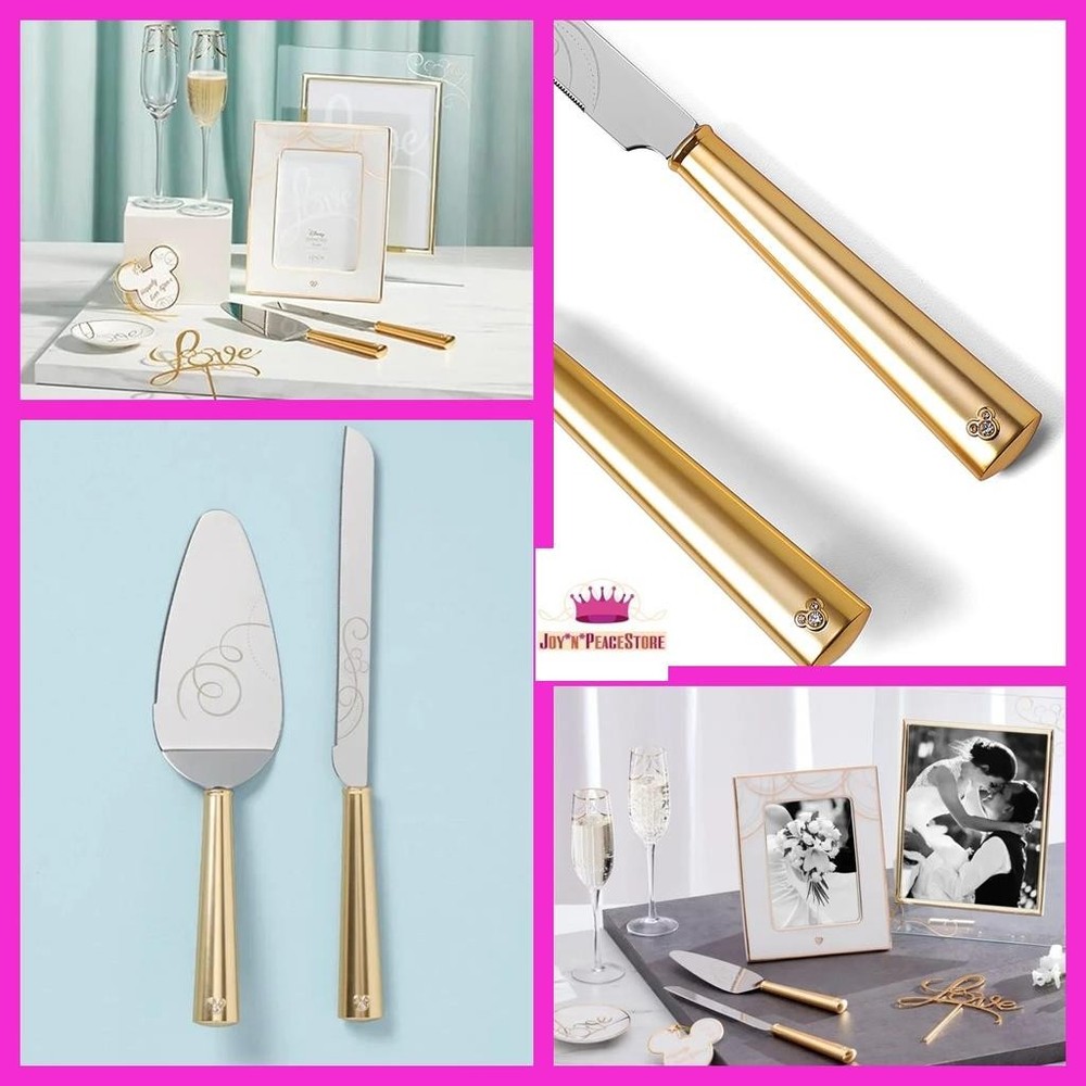 Lenox Disney Bridal collection Stainless Steel Bridal Cake Knife and Server Set