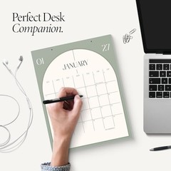 Versatile Calendar 2026-2027 – Vertical January 2026 8.5×11 Inches No Magnet