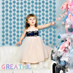 Silver Blue Snowflake Fringe Curtain – Winter Onederland Streamers Backdrop wit