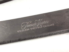 Vintage Sheffield Cake Knife Server Set Faux Pearl Handles England