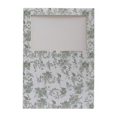 25 SAGE GREEN WHITE 7″ Paper Photo PICTURE FRAMES Cards Envelopes Favors Party