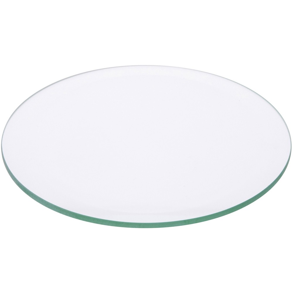 Plymor 5″ Round, 5mm Thick Beveled Clear Glass Circle