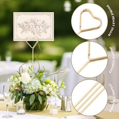 40 PCS Floral Card Holder Picks – Flower Card Holder Sticks for Bouquets,5899