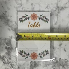 132 Pcs 4×6 DIY Reception Seating Table Place Cards Wedding Formal Quinceanera