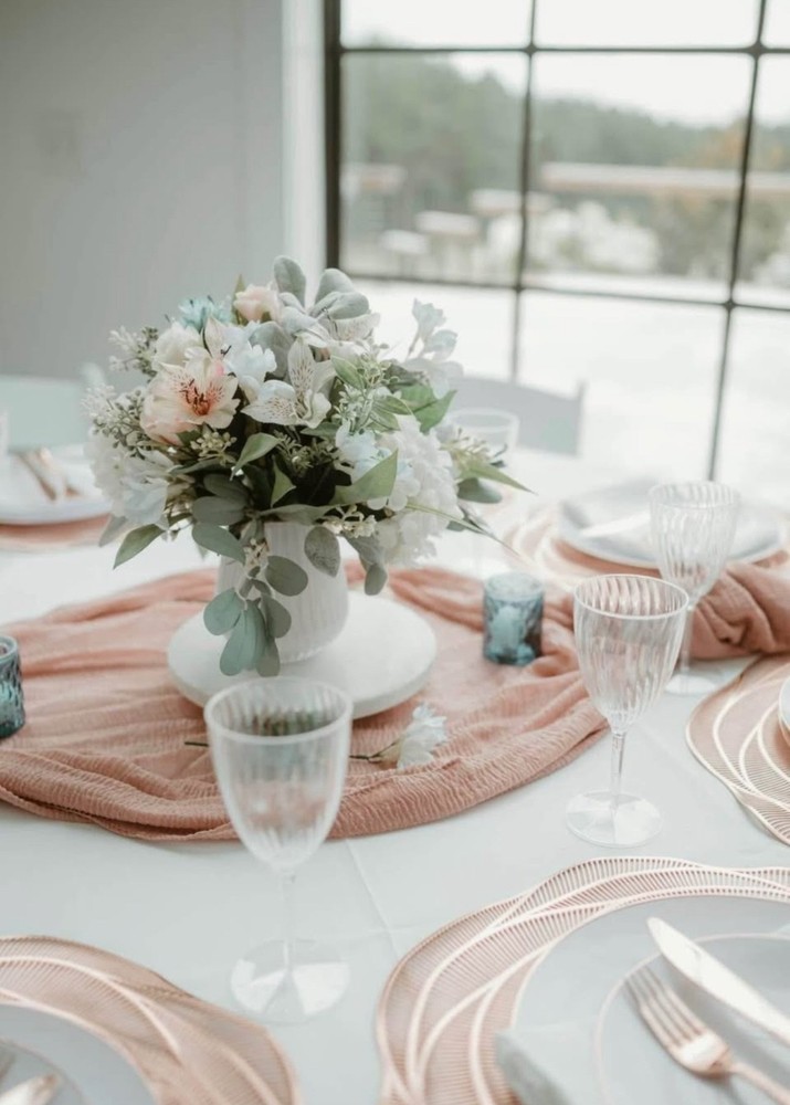 Silk Wedding floral suite from florist