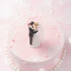 Bride and Groom Cake Topper Detailed Craftsmanship Wedding Cake Topper