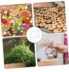 50X Clear PVC Boxes Wedding Favour Gift Candy Package Box Transparent Rectangle