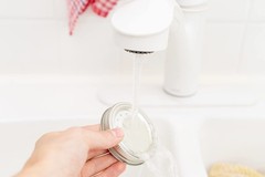 Dissolvable Food Labels for Canning, Pantry, 2 Inch Round, Teal Round