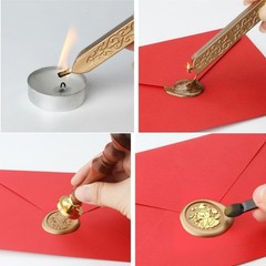 10 Pieces Sealing Wax Sticks with Wicks for Wax Seal Stamp, Assorted Colors W…