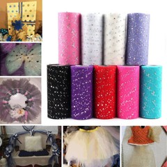 6″ Sequin Glitter Tutu Tulle Rolls Fabric Bridal Crafts Wedding Decor DIY Dress