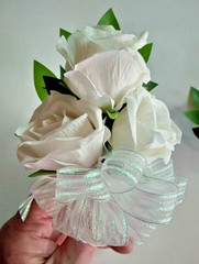 Hand Made Corsage and boutonniere Set