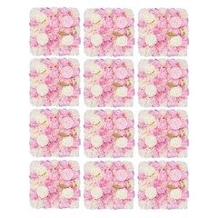 3D Flower Wall Panel-12pcs Artificial Flower Wall Background Silk Rose Wedding