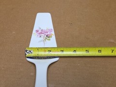 Vintage Andrea by Sadek Porcelain Floral Cake Pie Server Japan