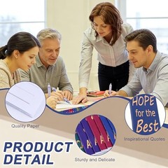 72 Pcs Inspirational Gifts Bulk Set,Motivational Notepads Ballpoint Pens with