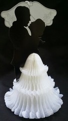 2 Wedding Centerpieces,Table Decor, Groom and Bride, Decoration,Boda,Cake topper