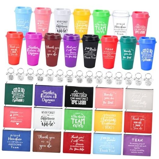 15 Set Employee Appreciation Gifts Bulk Cups Tumblers 16 oz Thank You