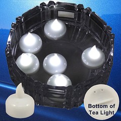 FREESH 36X Waterproof LED Floating Tealight Flameless Candle Wedding Party WHITE