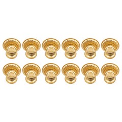 10Pcs 15cm Gold Metal Centerpieces Flower Vase Wedding Anniversary Party Decor