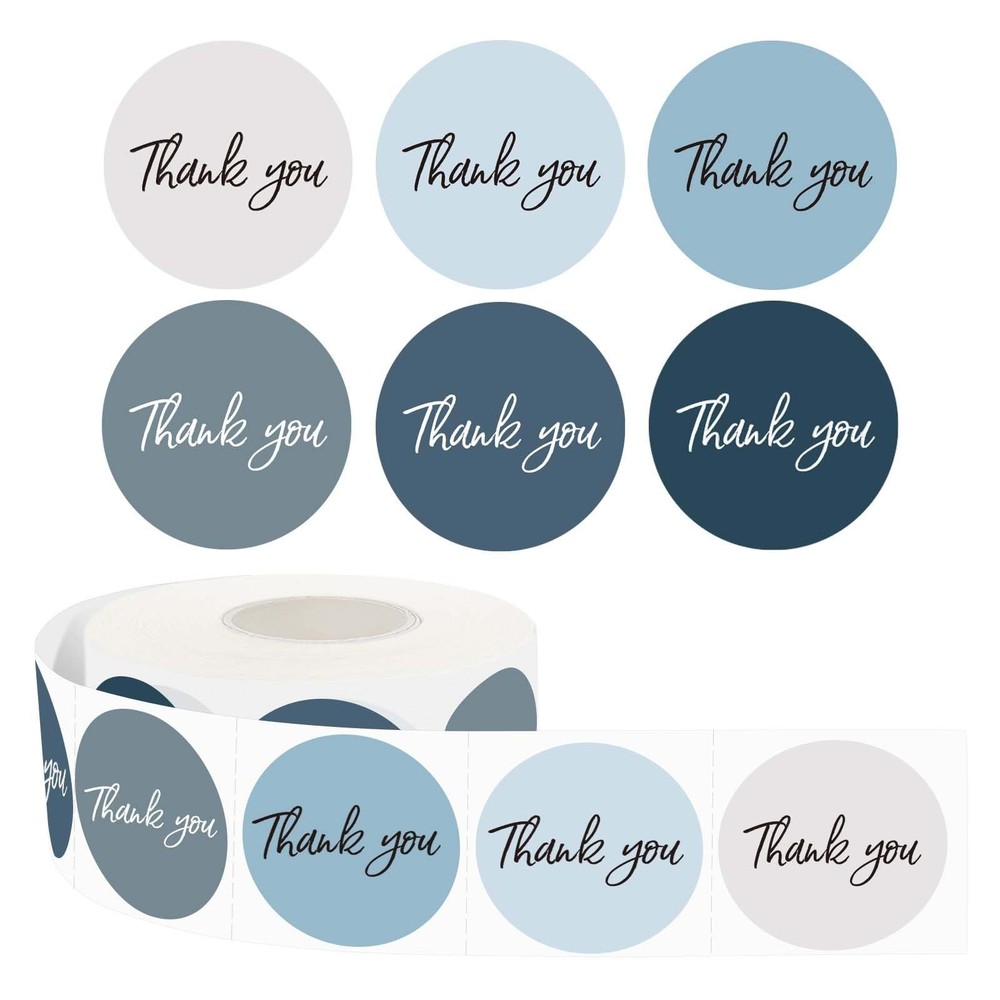 500 Pcs Thank You Stickers,1.5 Inch Thank You for Supporting My Small Busines…