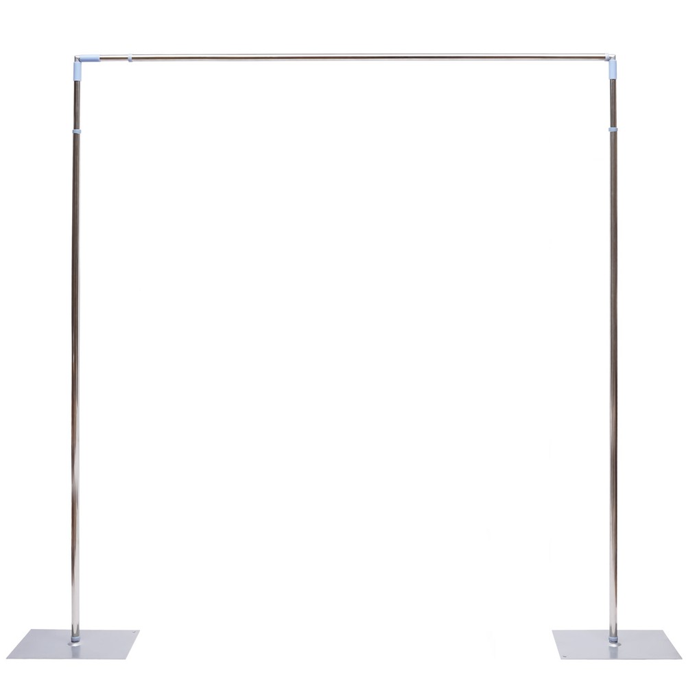 10x10ft Heavy Duty Pipe and Drape Kit Photography Backdrop Stand Telescopic Pipe
