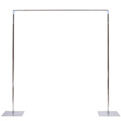 10x10ft Heavy Duty Pipe and Drape Kit Photography Backdrop Stand Telescopic Pipe