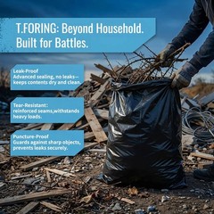 55-60 Gallon Trash Bags Heavy Duty 2.1 Mil – 39»x55» 100 Count Extra Thick …
