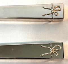 VERA WANG Wedgwood Love Knots Silver Plated Cake Knife & Trowel Wedding Server