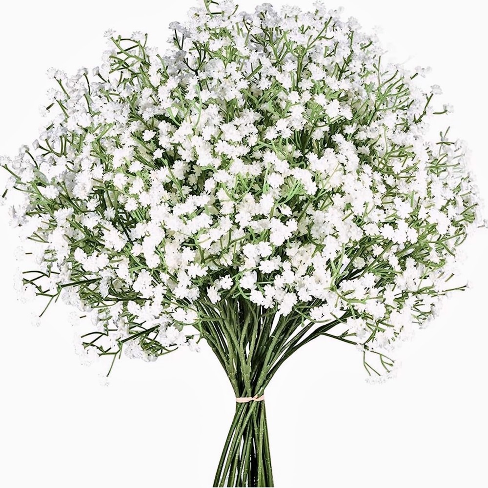 LYLYFAN Babys Breath Artificial Flowers,12 Pcs Gypsophila Faux Flowers for We…