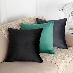18″ Throw PILLOW COVERS Square Velvet Cushion Cases Living Room Home Supplies