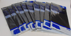 10 Pack 84″ Black Round Tablecloth Table Cover Wedding Banquet Event Plastic