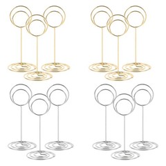 12 Pcs Place Card Holders for Weddings Table Number Stands Cardholder