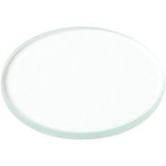 Plymor 2″ Round, 3mm Thick Non-Beveled Clear Glass Circle