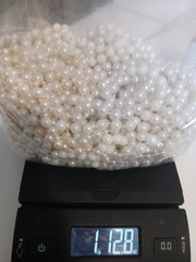 Huge Lot Ivory Pearl Garland Beads & Teardrop Pearl Trim Wedding Decor DIY…